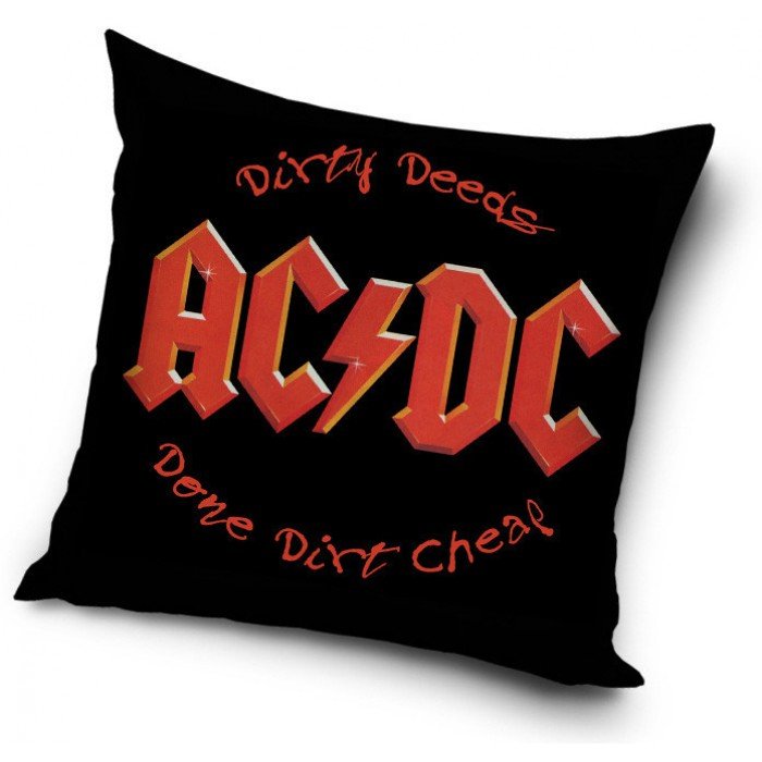 AC/DC párna, díszpárna 40*40 cm