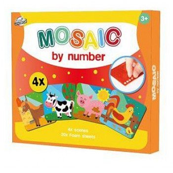 Állatos Farm habszivacs mozaikos kreatív szett