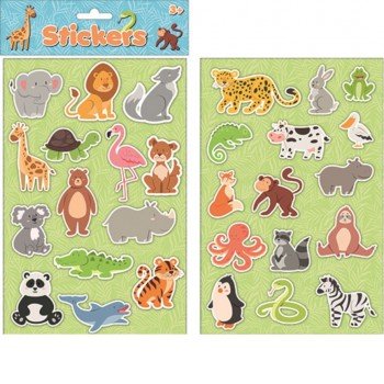 Állatos pufi matrica szett Állatos pufi matrica szett