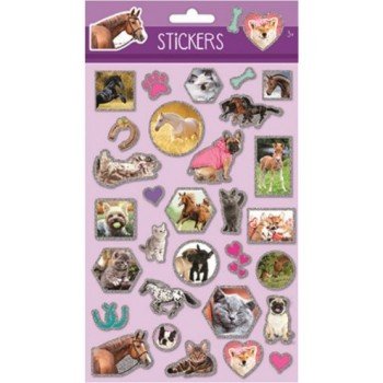 Állatos hologrammos szivacs matrica Állatos hologrammos szivacs matrica