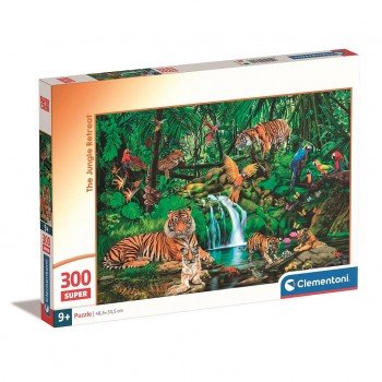 Állatos Jungle Retreat 300 db-os puzzle Clementoni Állatos Jungle Retreat 300 db-os puzzle Clementoni