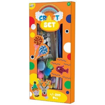 Állatos kézműves kreatív szett 200 db-os Állatos kézműves kreatív szett 200 db-os