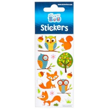 Állatos matrica ezüst díszítéssel Állatos matrica ezüst díszítéssel