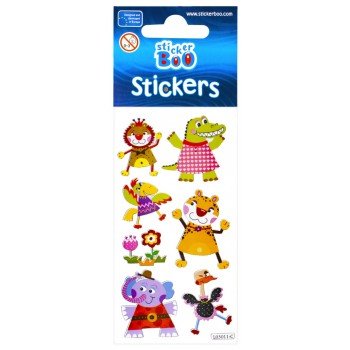 Állatos matrica ezüst díszítéssel Állatos matrica ezüst díszítéssel