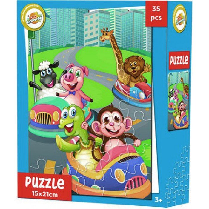 Állatos mini puzzle 35 db-os