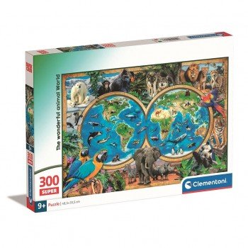Állatvilág Wonderful World 300 db-os puzzle Clementoni Állatvilág Wonderful World 300 db-os puzzle Clementoni