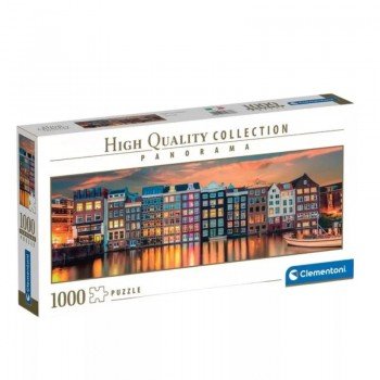 Amsterdam Bright 1000 db-os panorama puzzle Clementoni Amsterdam Bright 1000 db-os panorama puzzle Clementoni
