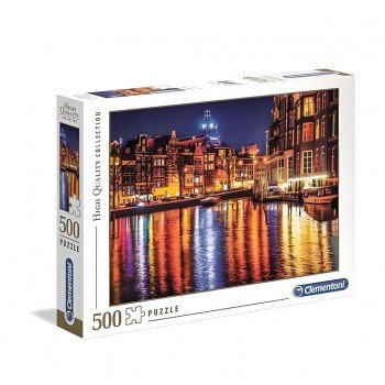 Amszterdam Night 500 db-os puzzle Clementoni Amszterdam Night 500 db-os puzzle Clementoni
