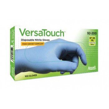 Ansell VersaTouch® 92-200 eldobható nitril kesztyű, méret 6.5-7 (S-es), 100 darab Ansell VersaTouch® 92-200 eldobható nitril kesztyű, méret 6.5-7 (S-es), 100 darab