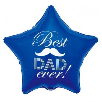 Best Dad Ever, Apa fólia lufi 44 cm Best Dad Ever, Apa fólia lufi 44 cm