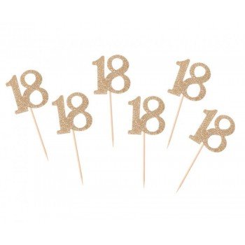 Gold, Arany 18 díszítő pálca 6 db-os Gold, Arany 18 díszítő pálca 6 db-os
