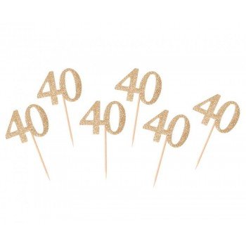 Gold, Arany 40 díszítő pálca 6 db-os Gold, Arany 40 díszítő pálca 6 db-os