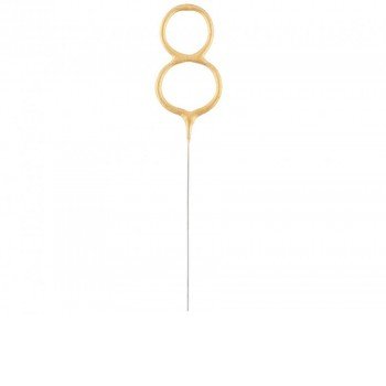 Gold, Arany 8-as csillagszóró 17 cm