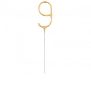 Gold, Arany 9-es csillagszóró 17 cm