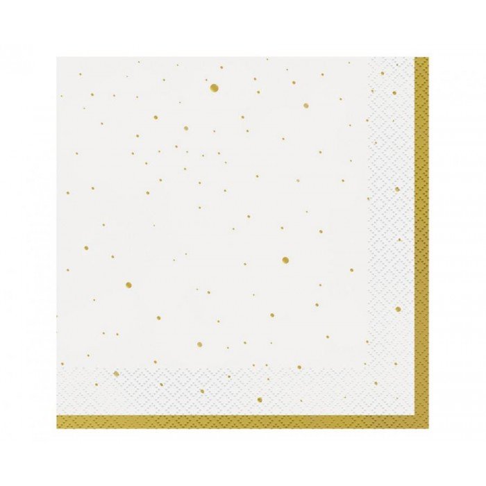 Gold Celebrate szalvéta 20 db-os 33x33 cm