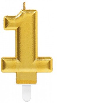 Gold, Arany számgyertya 1-es tortagyertya