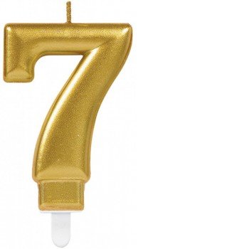 Gold, Arany számgyertya 7-es tortagyertya