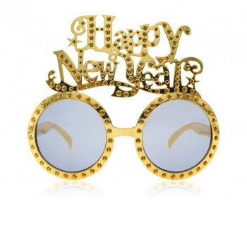 Arany Happy New Year party szemüveg Arany Happy New Year party szemüveg