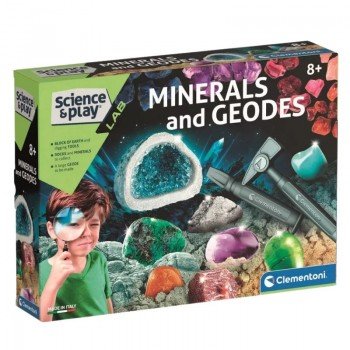 Ásványok és geódák Science tudományos szett Clementoni Ásványok és geódák Science tudományos szett Clementoni