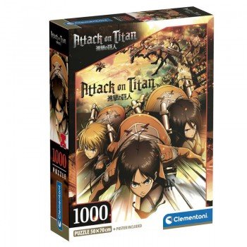 Attack on Titan 1000 db-os puzzle Clementoni Attack on Titan 1000 db-os puzzle Clementoni