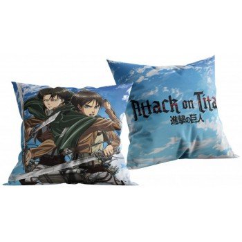 Attack on Titan Scout Team párna, díszpárna 40x40 cm Attack on Titan Scout Team párna, díszpárna 40x40 cm