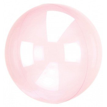 Áttetsző Crystal Gömb Dark Pink Fólia lufi 45 cm Áttetsző Crystal Gömb Dark Pink Fólia lufi 45 cm