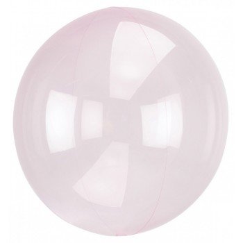 Áttetsző Crystal Gömb Light Pink Fólia lufi 45 cm Áttetsző Crystal Gömb Light Pink Fólia lufi 45 cm