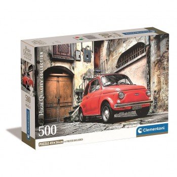 Autó Cinquecento 500 db-os puzzle Clementoni Autó Cinquecento 500 db-os puzzle Clementoni