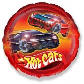 Hot Cars fólia lufi 46 cm Hot Cars fólia lufi 46 cm