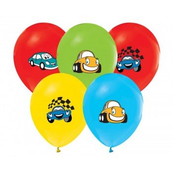 Autó Smile léggömb, lufi 5 db-os 12 inch (30 cm) Autó Smile léggömb, lufi 5 db-os 12 inch (30 cm)