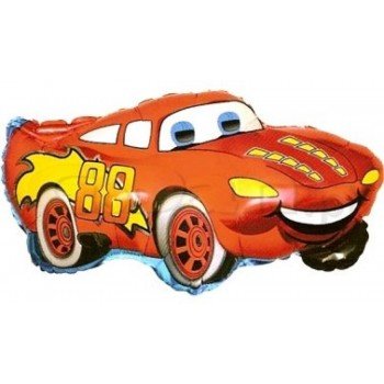 Smiling Car Red, Autó fólia lufi 36 cm (WP) Smiling Car Red, Autó fólia lufi 36 cm (WP)