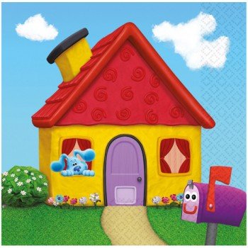 Azúrkék nyomok szalvéta 16 db-os 33*33 cm Azúrkék nyomok szalvéta 16 db-os 33*33 cm