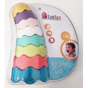 Baba piramis építő játék 8 db-os Baba piramis építő játék 8 db-os