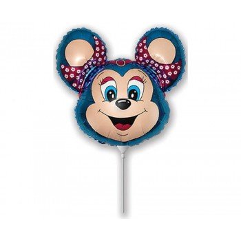 Babsy Mouse Blue, Egér fólia lufi 36 cm (WP) Babsy Mouse Blue, Egér fólia lufi 36 cm (WP)