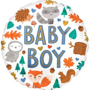Baby Boy fólia lufi 43 cm Baby Boy fólia lufi 43 cm