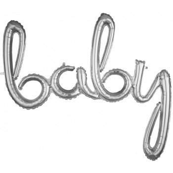 Baby Fólia lufi Silver 99*83 cm Baby Fólia lufi Silver 99*83 cm