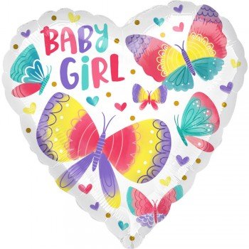 Baby Girl fólia lufi 43 cm Baby Girl fólia lufi 43 cm