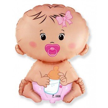 Baby Girl fólia lufi 36 cm Baby Girl fólia lufi 36 cm