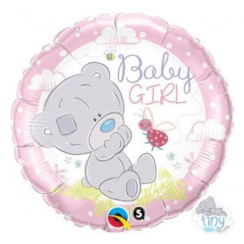 Baby Girl Teddy fólia lufi 46 cm Baby Girl Teddy fólia lufi 46 cm
