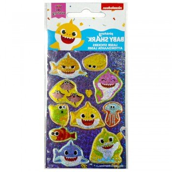 Baby Shark Aquatic hologrammos matrica szett Baby Shark Aquatic hologrammos matrica szett