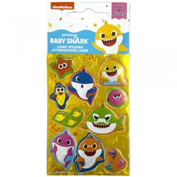 Baby Shark Aquatic hologrammos matrica szett Baby Shark Aquatic hologrammos matrica szett