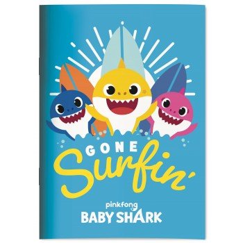 Baby Shark B/5 vonalas füzet 40 lapos Baby Shark B/5 vonalas füzet 40 lapos