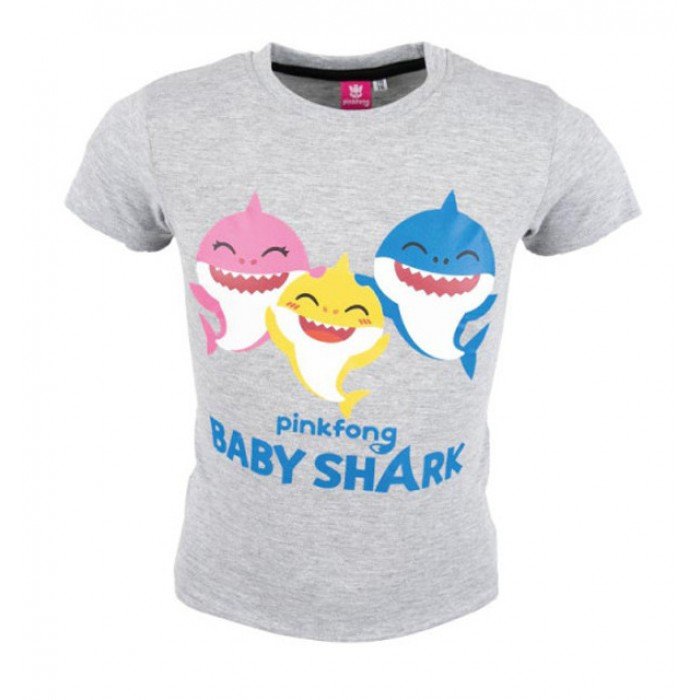 Baby Shark Doo gyerek rövid póló, felső 116 cm