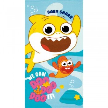 Baby Shark Doo It fürdőlepedő, strand törölköző 70x140cm (Fast Dry) Baby Shark Doo It fürdőlepedő, strand törölköző 70x140cm (Fast Dry)