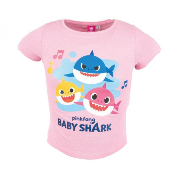 Baby Shark Fun gyerek rövid póló, felső 104 cm