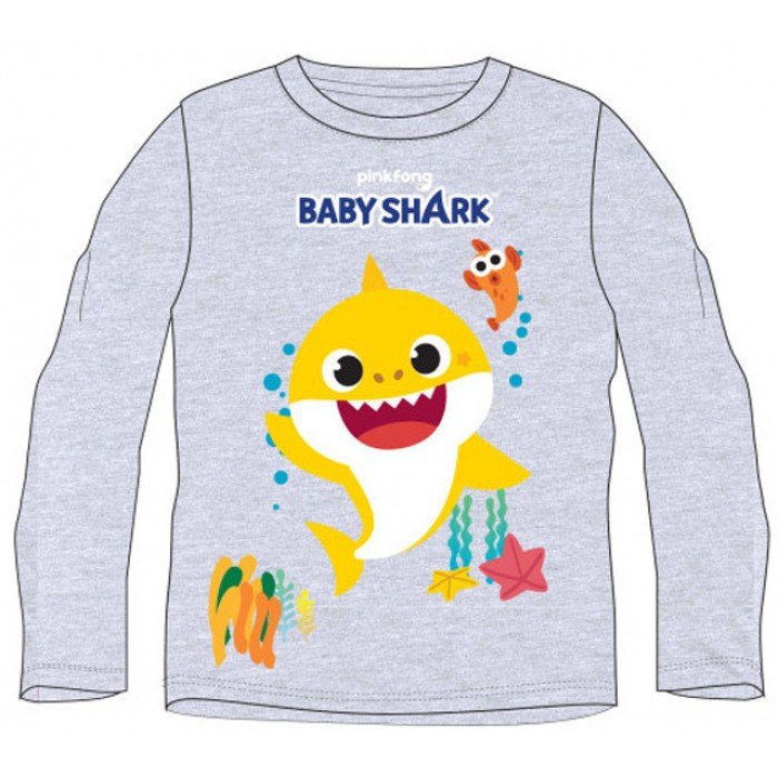 Baby Shark gyerek hosszú póló, felső 98 cm