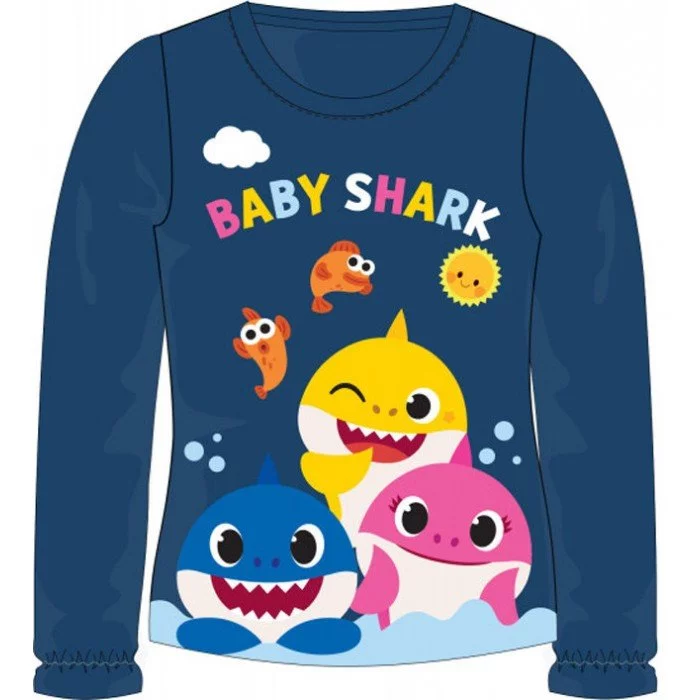 Baby Shark gyerek hosszú ujjú póló 110 cm Baby Shark gyerek hosszú ujjú póló 110 cm
