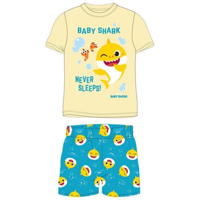 Baby Shark gyerek rövid pizsama 110 cm