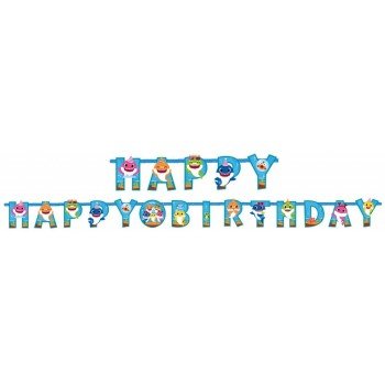 Baby Shark Happy Birthday felirat 1,8 m