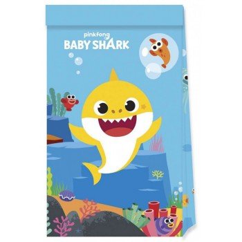 Baby Shark Papírzacskó 4 db-os